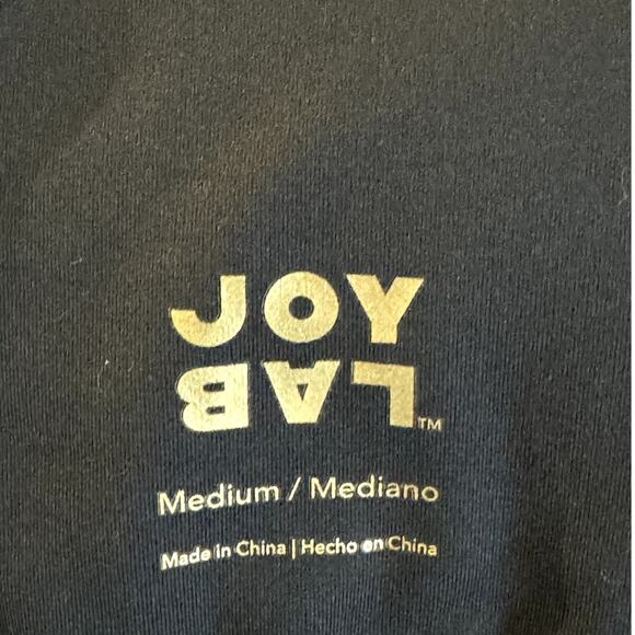 *2 Pack * NWT Joy Lab Blue Women's Workout Crop Top with support bra Size M - Picture 6 of 8